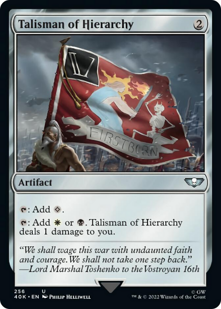 Talisman of Hierarchy [Universes Beyond: Warhammer 40,000] | Devastation Store
