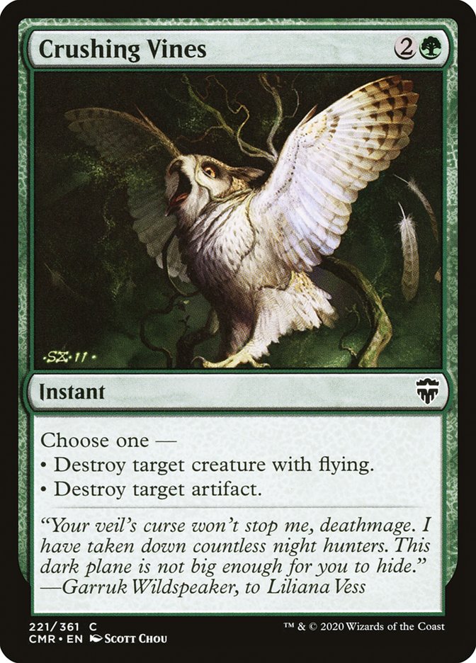 Crushing Vines [Commander Legends] | Devastation Store