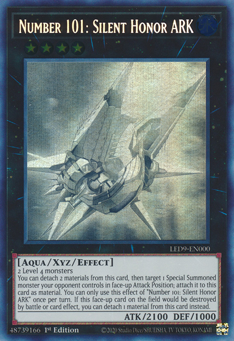 Number 101: Silent Honor ARK [LED9-EN000] Ghost Rare | Devastation Store