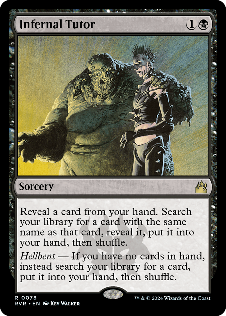 Infernal Tutor [Ravnica Remastered] | Devastation Store
