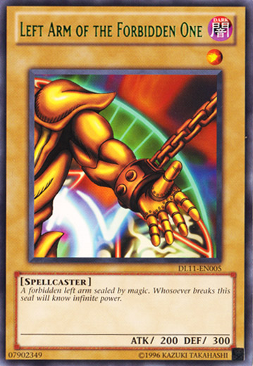 Left Arm of the Forbidden One (Green) [DL11-EN005] Rare | Devastation Store
