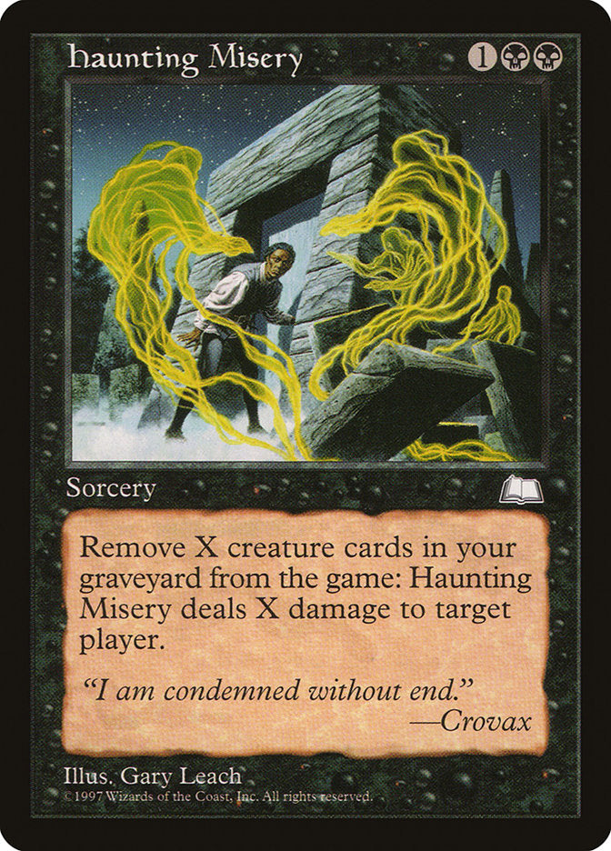 Haunting Misery [Weatherlight] | Devastation Store