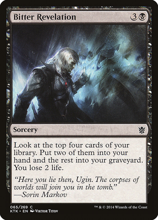 Bitter Revelation [Khans of Tarkir] | Devastation Store