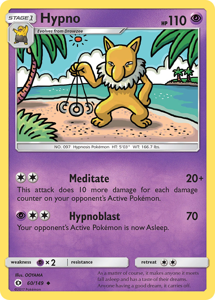 Hypno (60/149) [Sun & Moon: Base Set] | Devastation Store
