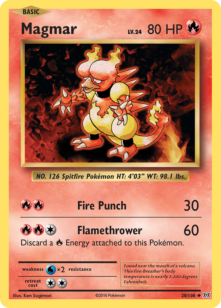 Magmar (20/108) [XY: Evolutions] | Devastation Store