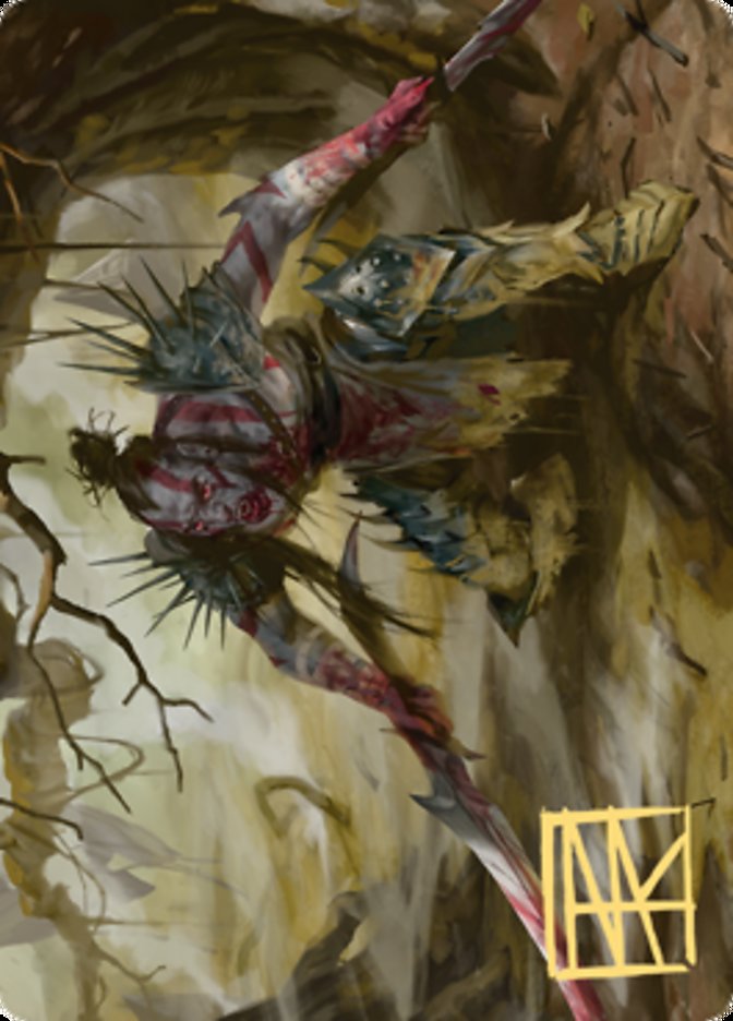 Highborn Vampire Art Card (Gold-Stamped Signature) [Zendikar Rising Art Series] | Devastation Store