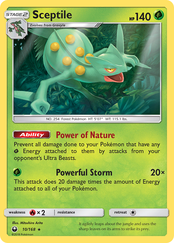 Sceptile (10/168) [Sun & Moon: Celestial Storm] | Devastation Store