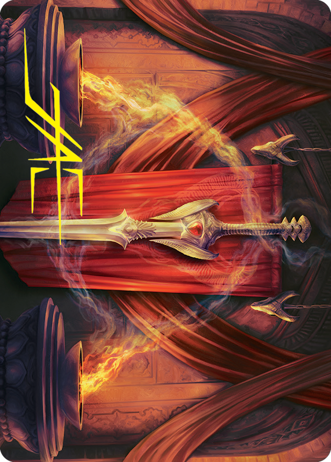 Ramosian Greatsword Art Card (Gold-Stamped Signature) [March of the Machine Art Series] | Devastation Store