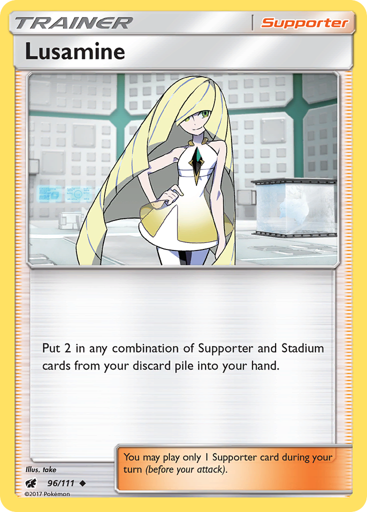 Lusamine (96/111) [Sun & Moon: Crimson Invasion] | Devastation Store