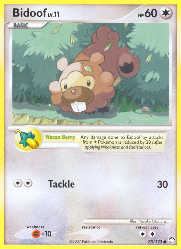 Bidoof (73/123) [Diamond & Pearl: Mysterious Treasures] | Devastation Store