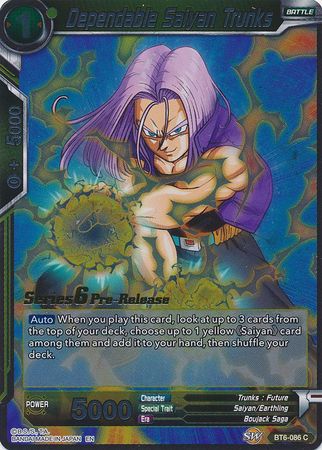 Dependable Saiyan Trunks [BT6-086_PR] | Devastation Store