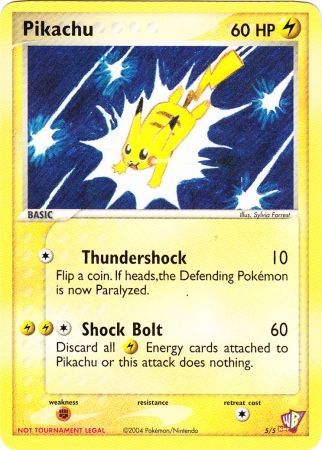 Pikachu (5/5) [Kids WB Promos] | Devastation Store