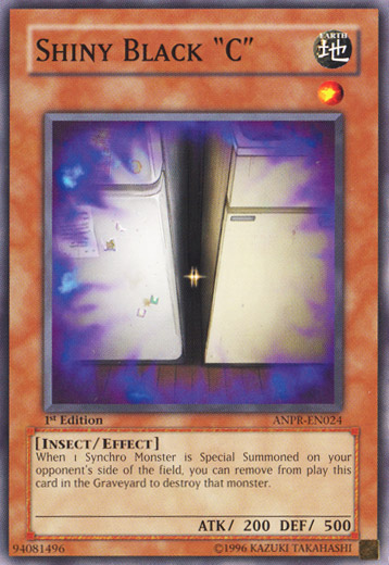 Shiny Black "C" [ANPR-EN024] Common | Devastation Store