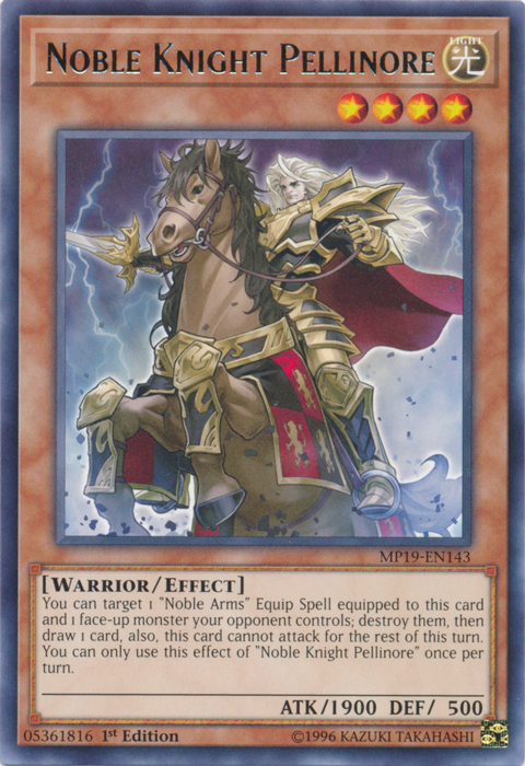 Noble Knight Pellinore [MP19-EN143] Rare | Devastation Store