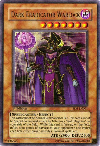 Dark Eradicator Warlock [SD6-EN001] Ultra Rare | Devastation Store