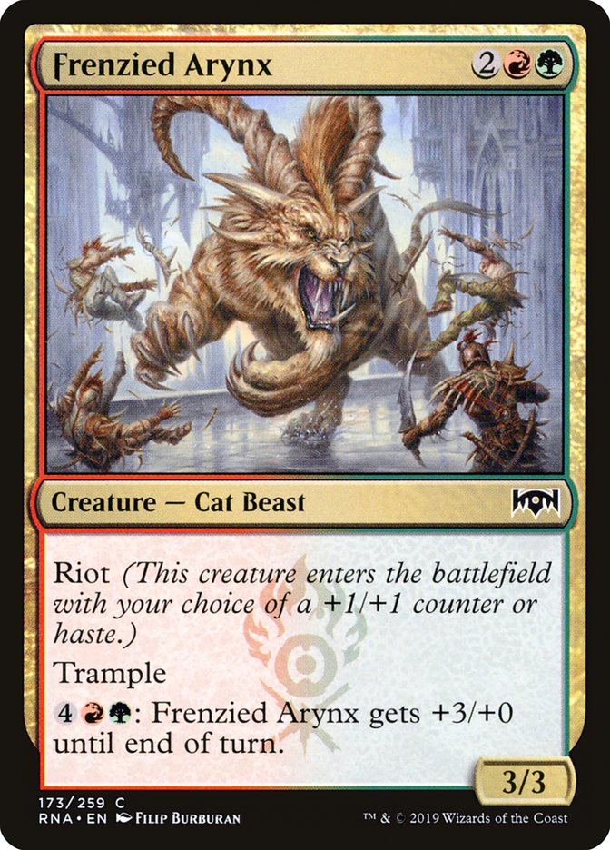 Frenzied Arynx [Ravnica Allegiance] | Devastation Store