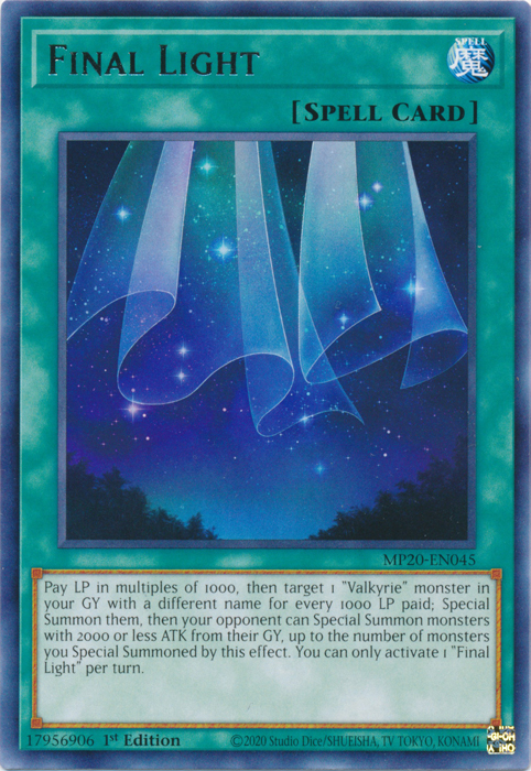 Final Light [MP20-EN045] Rare | Devastation Store