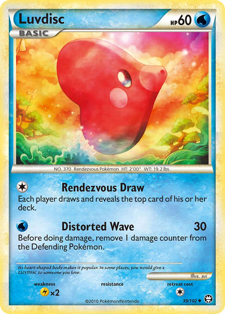 Luvdisc (39/102) [HeartGold & SoulSilver: Triumphant] | Devastation Store