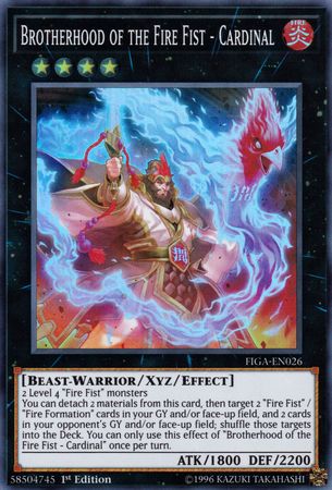 Brotherhood of the Fire Fist - Cardinal [FIGA-EN026] Super Rare | Devastation Store
