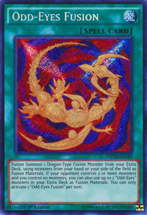 Odd-Eyes Fusion [MP16-EN149] Secret Rare | Devastation Store