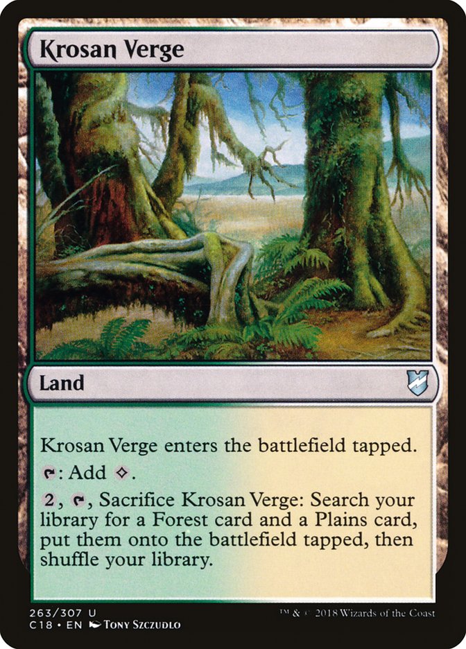 Krosan Verge [Commander 2018] - Devastation Store | Devastation Store