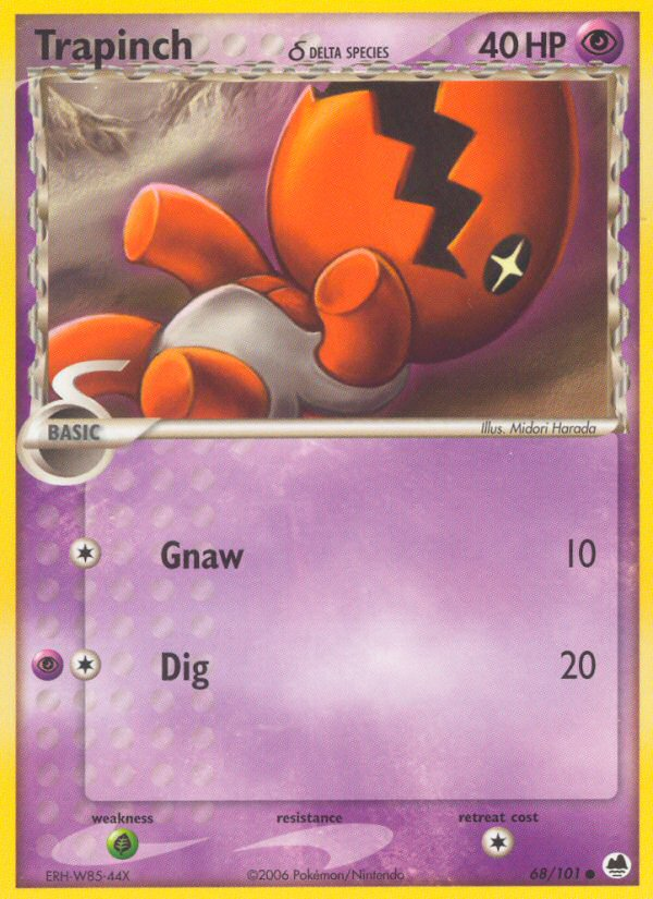 Trapinch (68/101) (Delta Species) [EX: Dragon Frontiers] | Devastation Store