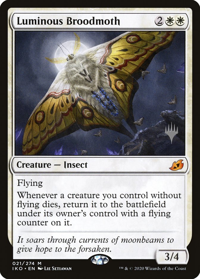 Luminous Broodmoth (Promo Pack) [Ikoria: Lair of Behemoths Promos] | Devastation Store