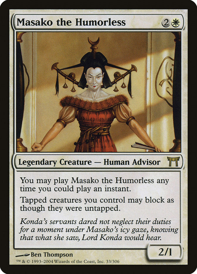 Masako the Humorless [Champions of Kamigawa] | Devastation Store