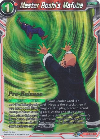 Master Roshi's Mafuba (BT12-024) [Vicious Rejuvenation Prerelease Promos] | Devastation Store