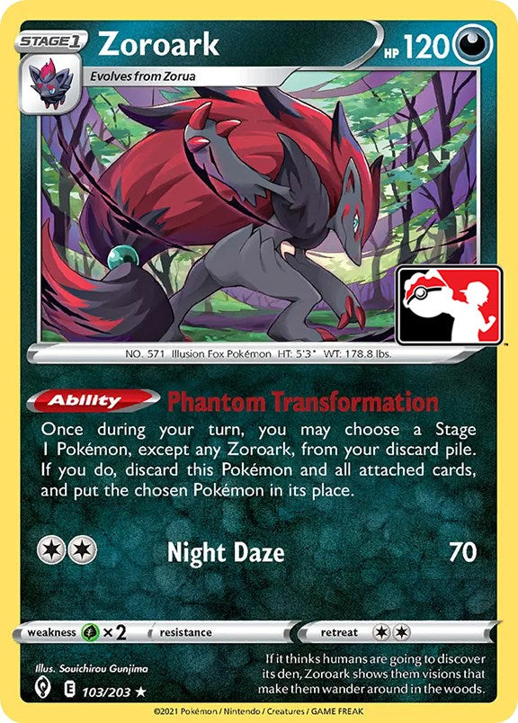 Zoroark (103/203) [Prize Pack Series One] | Devastation Store