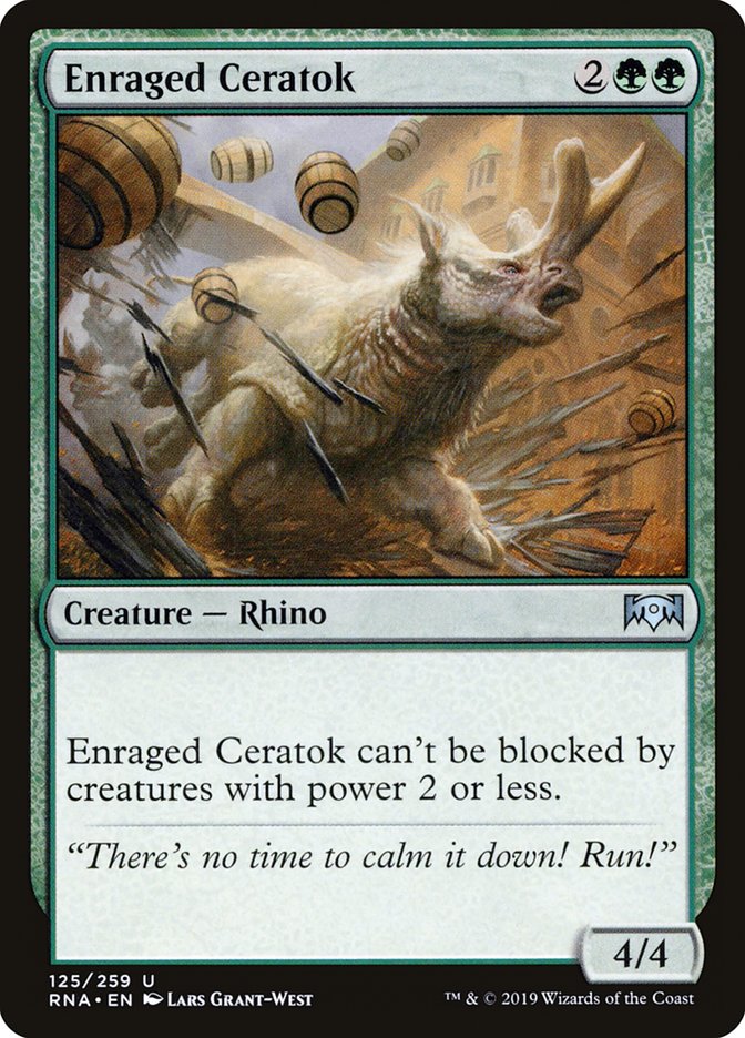 Enraged Ceratok [Ravnica Allegiance] | Devastation Store