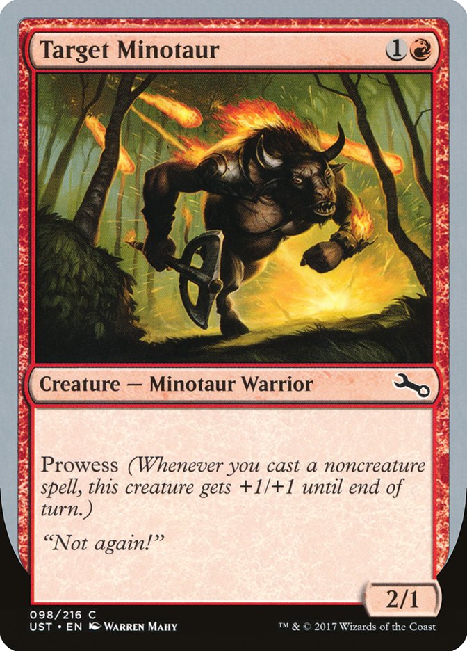 Target Minotaur (Fire Art) [Unstable] - Devastation Store | Devastation Store