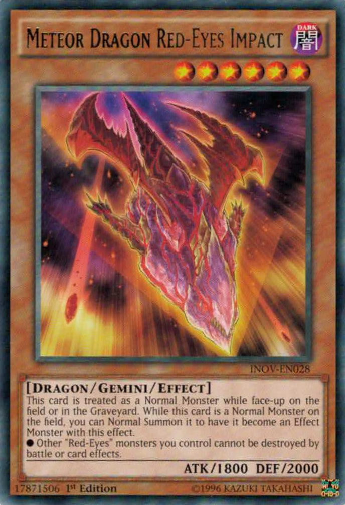 Meteor Dragon Red-Eyes Impact [INOV-EN028] Rare | Devastation Store