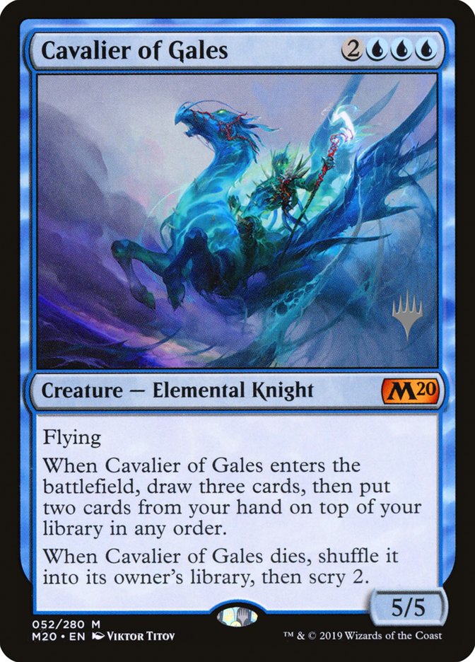 Cavalier of Gales (Promo Pack) [Core Set 2020 Promos] | Devastation Store