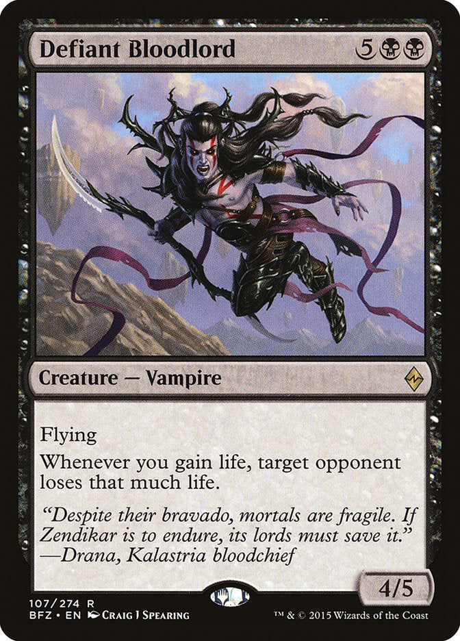 Defiant Bloodlord [Battle for Zendikar] | Devastation Store