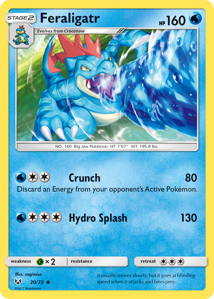 Feraligatr (20/73) [Sun & Moon: Shining Legends] | Devastation Store