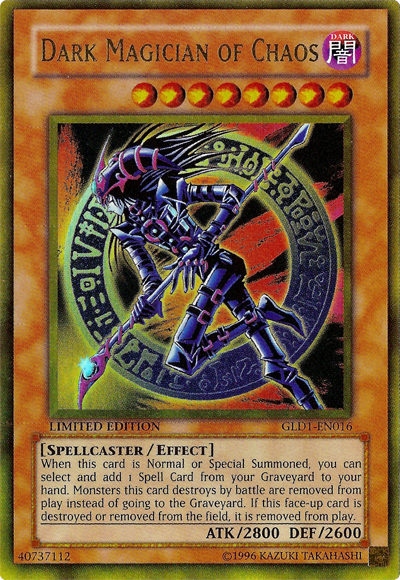 Dark Magician of Chaos [GLD1-EN016] Gold Rare | Devastation Store