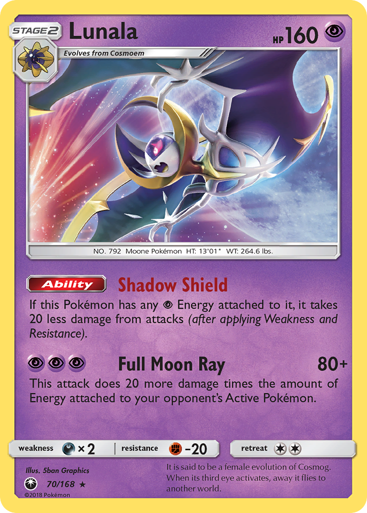 Lunala (70/168) [Sun & Moon: Celestial Storm] | Devastation Store