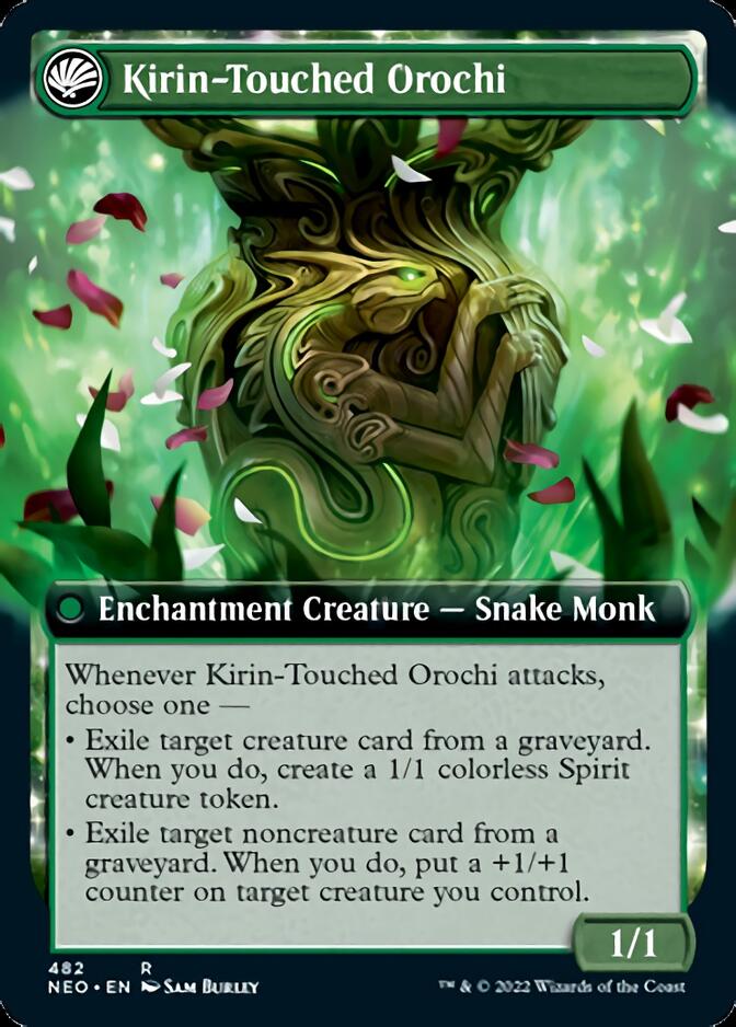 Teachings of the Kirin // Kirin-Touched Orochi (Extended) [Kamigawa: Neon Dynasty] | Devastation Store