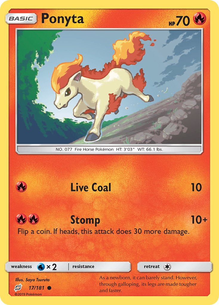 Ponyta (17/181) [Sun & Moon: Team Up] | Devastation Store
