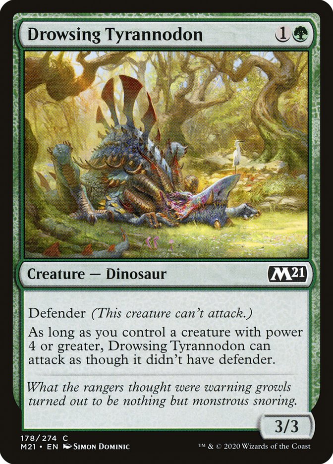 Drowsing Tyrannodon [Core Set 2021] | Devastation Store