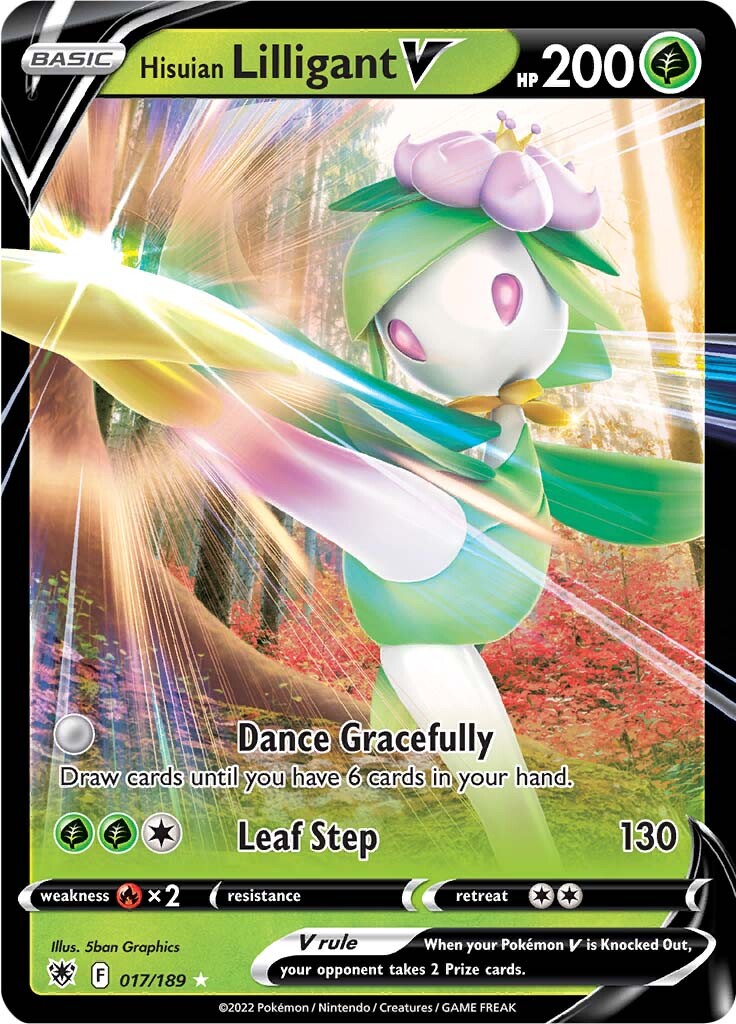 Hisuian Lilligant V (017/189) [Sword & Shield: Astral Radiance] | Devastation Store