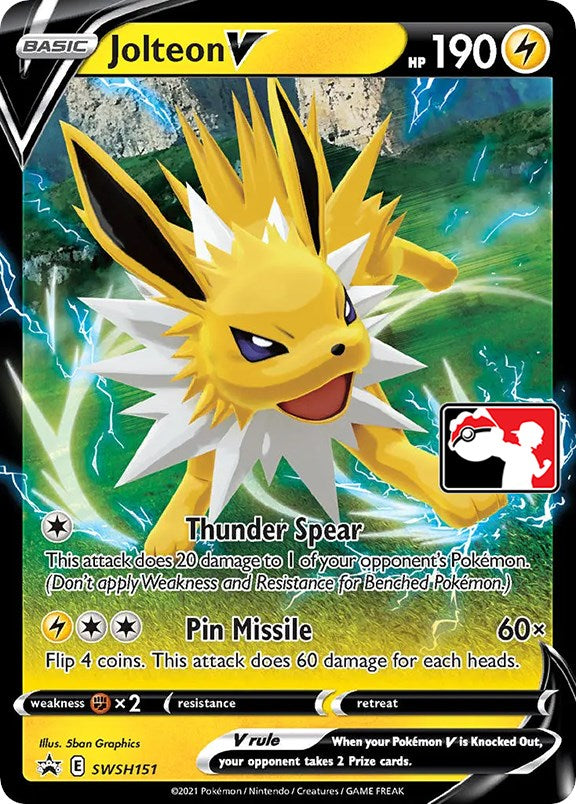 Jolteon V (SWSH151) [Prize Pack Series One] | Devastation Store
