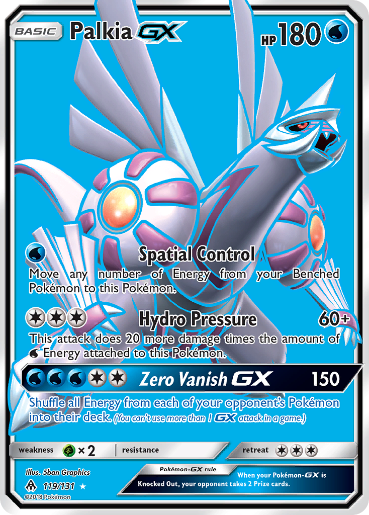 Palkia GX (119/131) [Sun & Moon: Forbidden Light] | Devastation Store