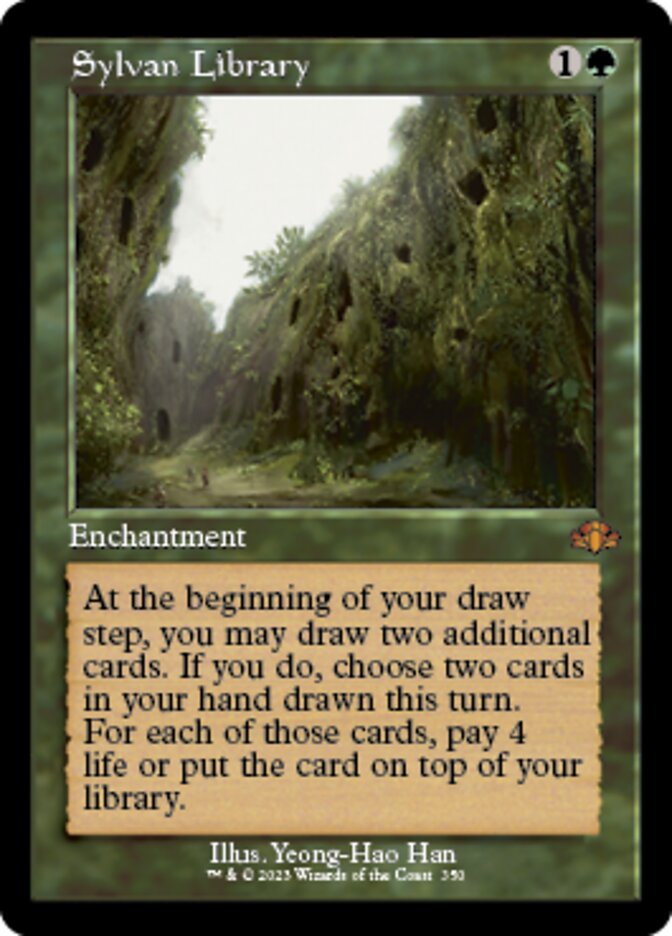 Sylvan Library (Retro) [Dominaria Remastered] | Devastation Store