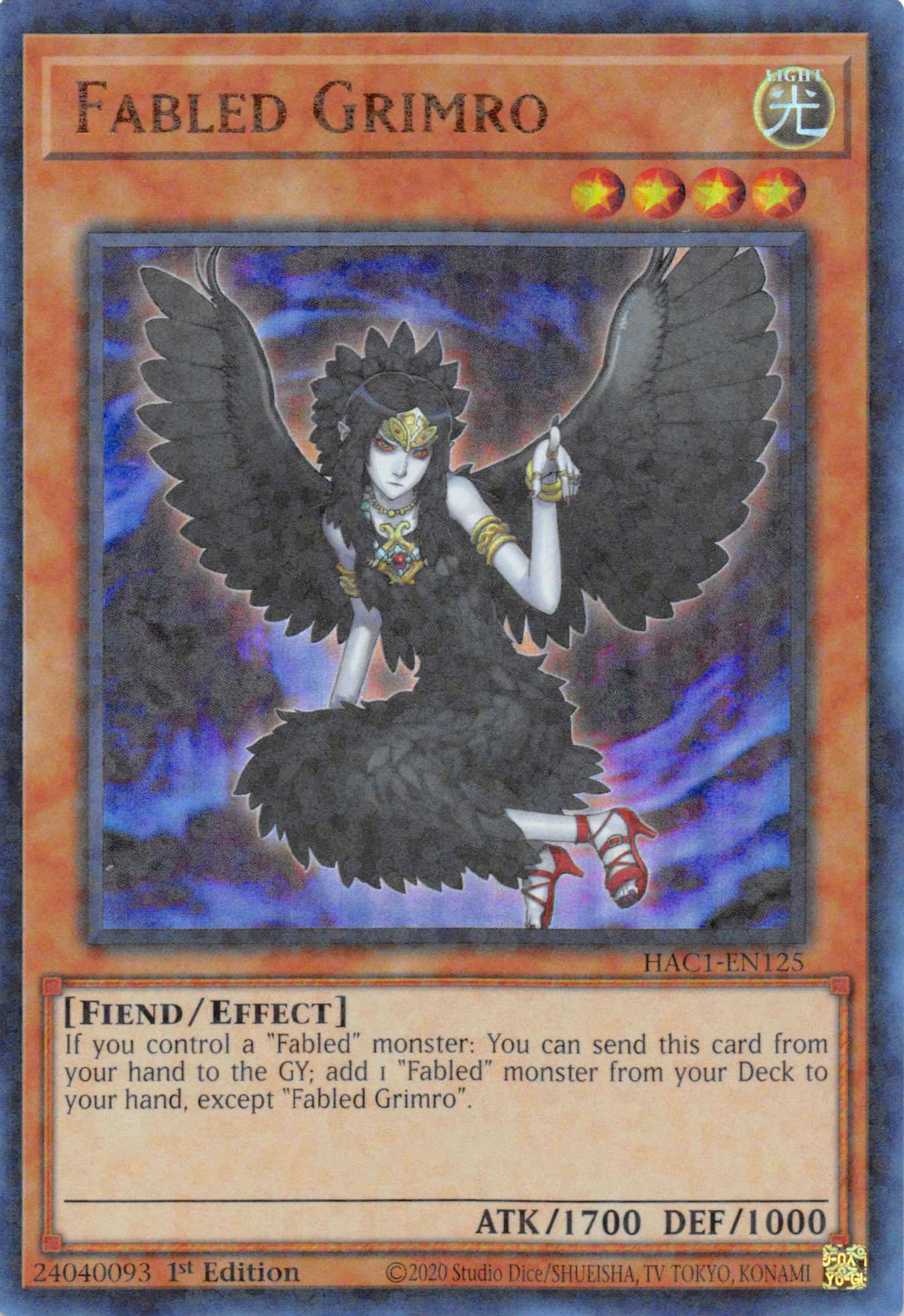 Fabled Grimro (Duel Terminal) [HAC1-EN125] Parallel Rare | Devastation Store