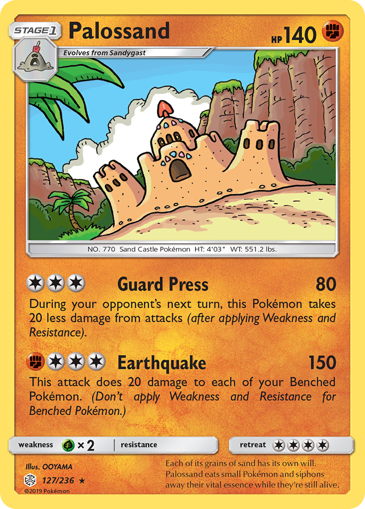 Palossand (127/236) [Sun & Moon: Cosmic Eclipse] | Devastation Store