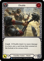 Disable (Red) [WTR048] Unlimited Edition Rainbow Foil - Devastation Store | Devastation Store