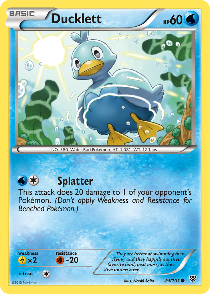 Ducklett (29/101) [Black & White: Plasma Blast] | Devastation Store