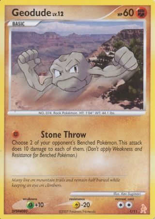 Geodude (1/11) [Diamond & Pearl: Trainer Kit - Lucario] | Devastation Store